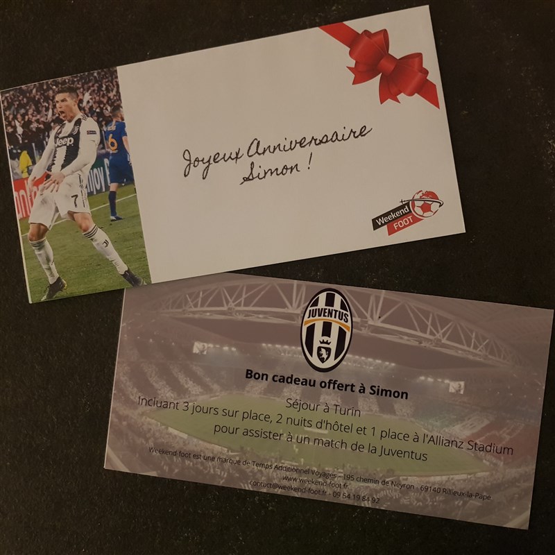 Idée cadeau anniversaire voyage foot